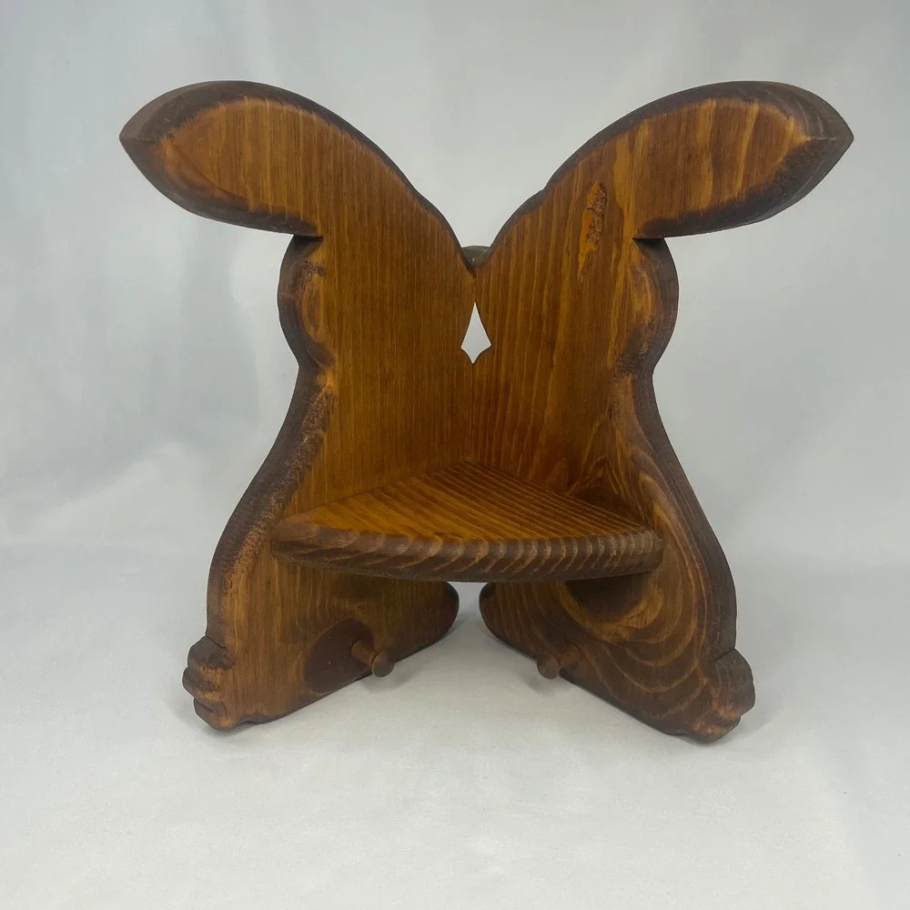 Handmade vintage wooden